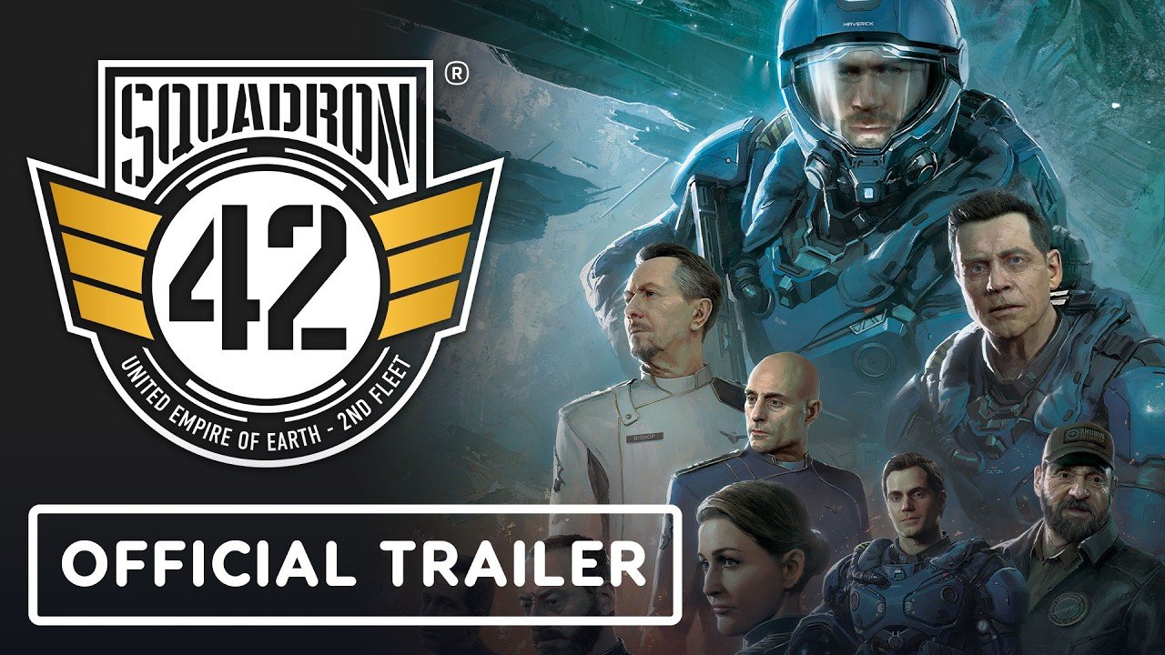 Nave espacial em imagem oficial de divulgação de Squadron 42