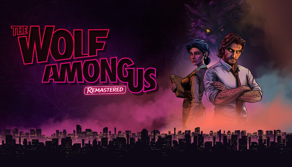 Bigby Wolf em arte promocional oficial de The Wolf Among Us Remastered