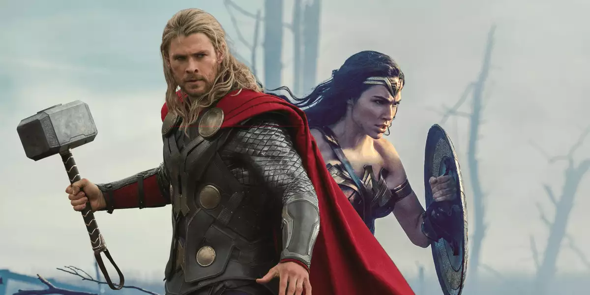 Mulher Maravilha e Thor